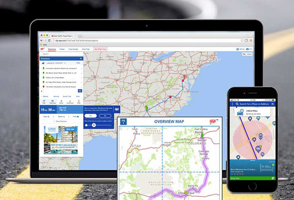 AAA Triptik Travel Planner across all devices