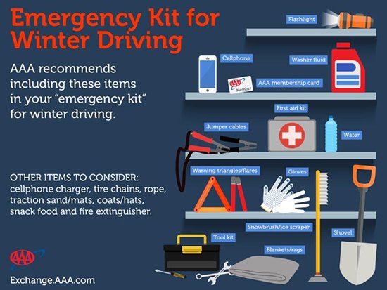 Emergency Kit Winter Driving Kit-FB 550