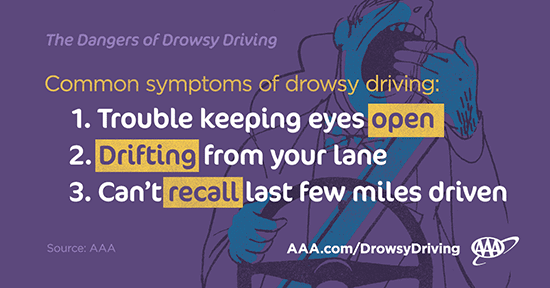 DrowsyDriving symptoms
