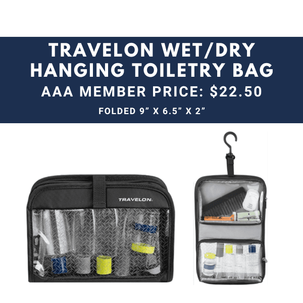 Travelon tsa quart online bag